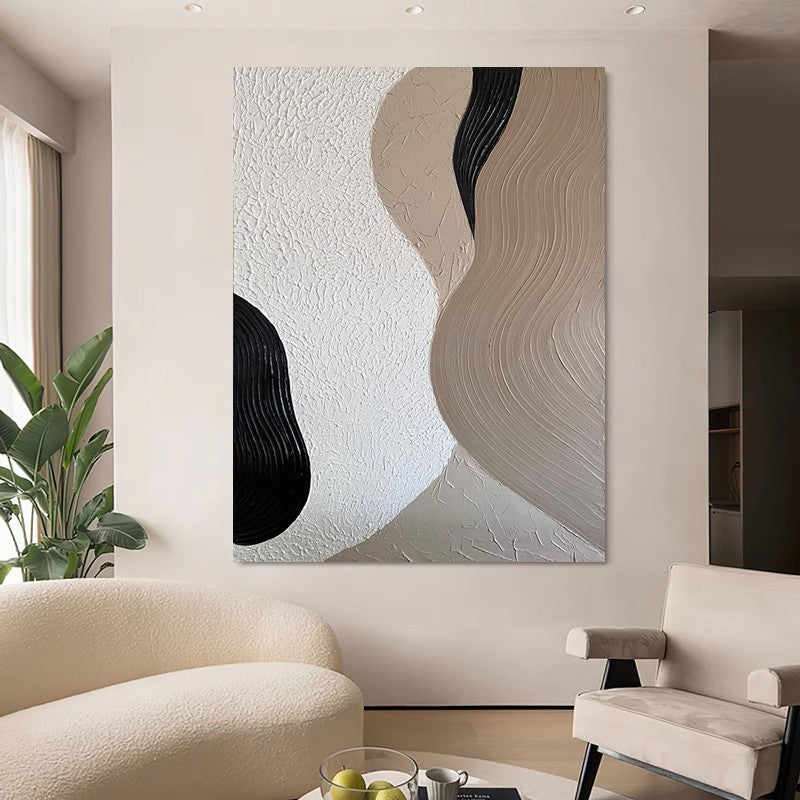 Abstract Textured Canvas Wall Artwork Homeandso