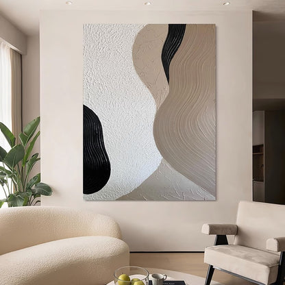 Abstract Textured Canvas Wall Artwork Homeandso