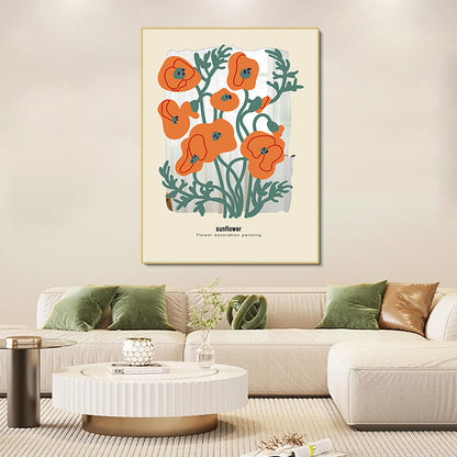 Floral Illustration Wall Art Homeandso