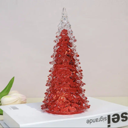 Dekorativer Glas-Weihnachtsbaum