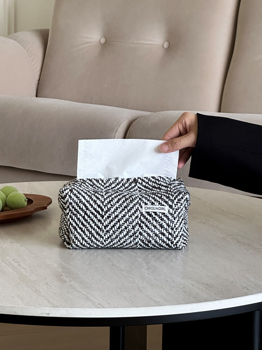 Cozy Knit Tissue Box Cover