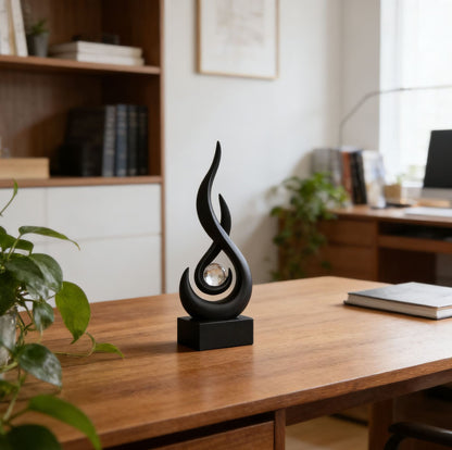 Elegant Abstract Decorative Sculpture Homeandso