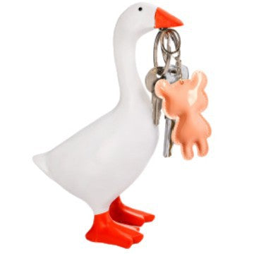 Playful Goose Figurine Homeandso