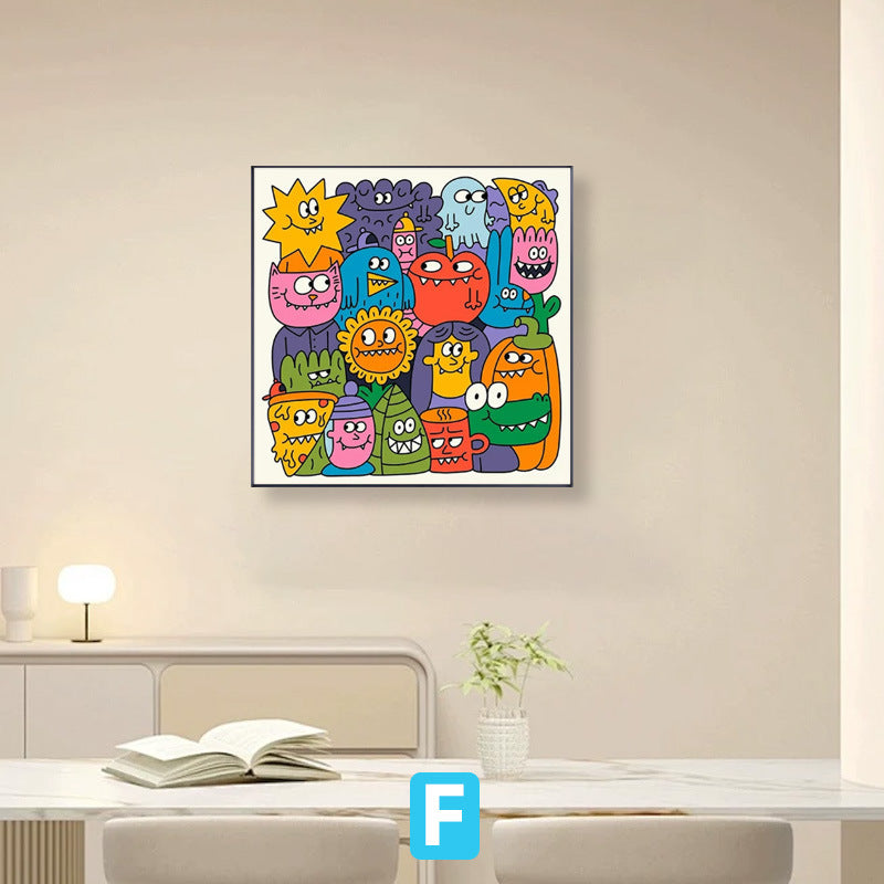 Whimsical Forest Creature Illustration Art Print Homeandso