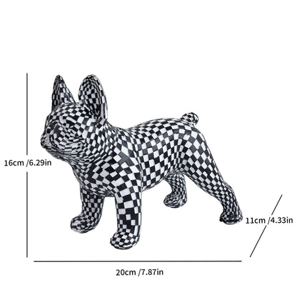 Mosaic French Bulldog Figurine Homeandso