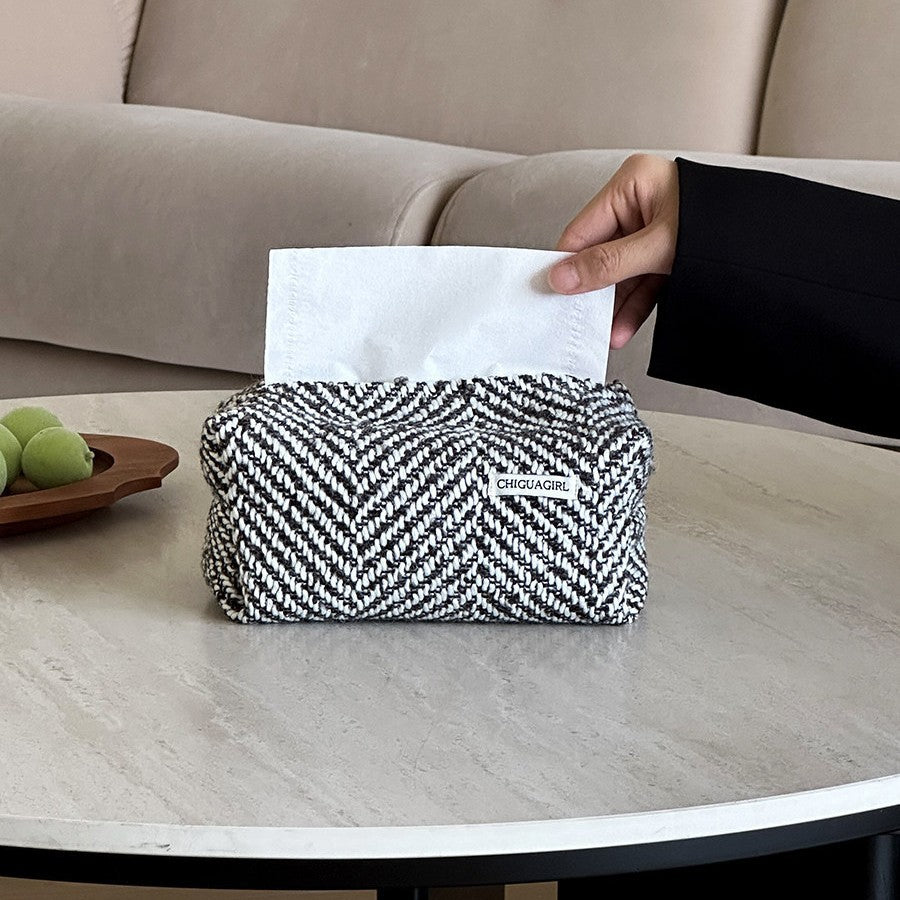 Cozy Fabric Tissue Box Cover