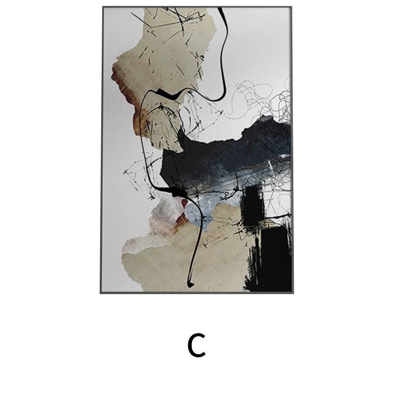 Abstract Expressionist Canvas Wall Art Homeandso