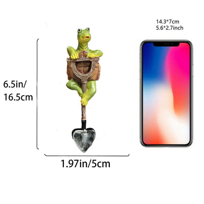 Playful Frog Garden Stake Homeandso