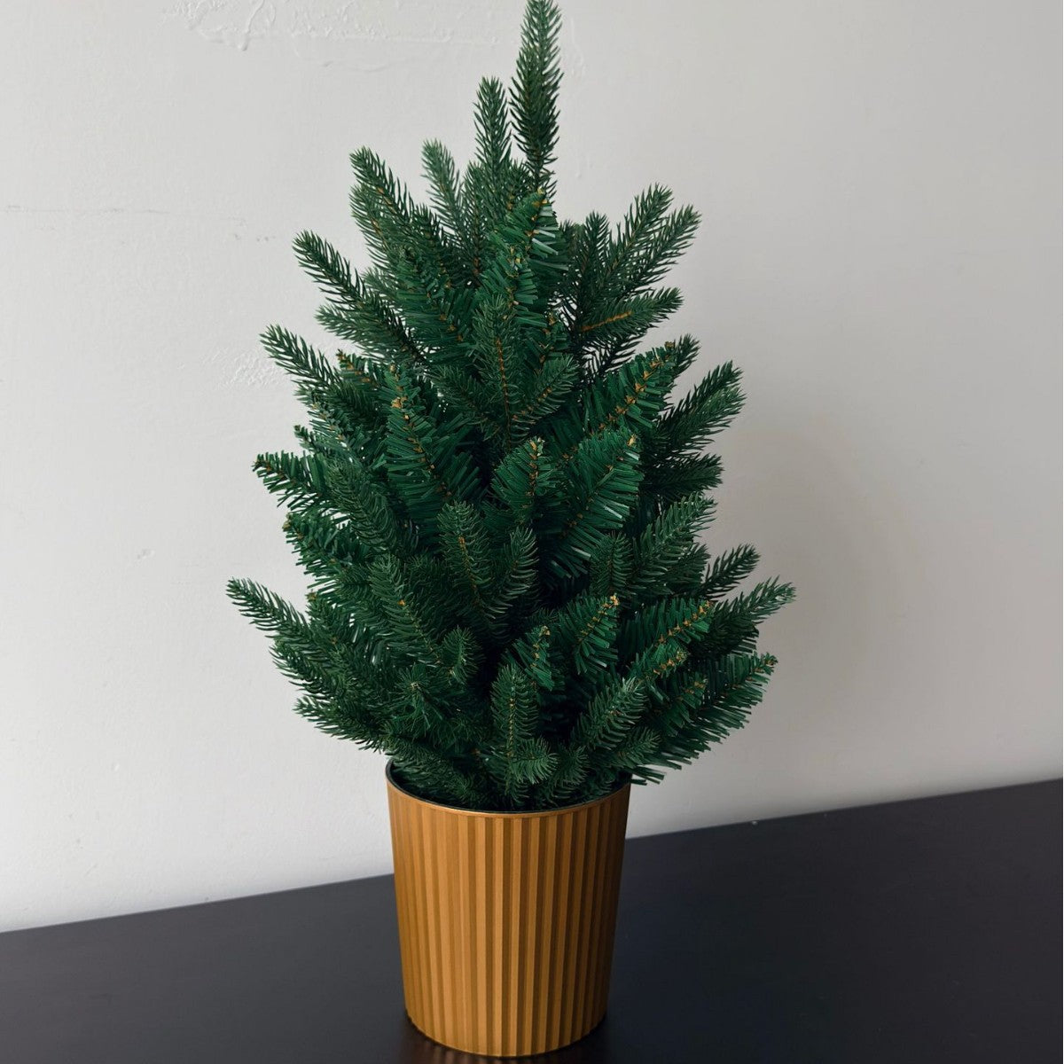 Lifelike Miniature Evergreen Tabletop Tree