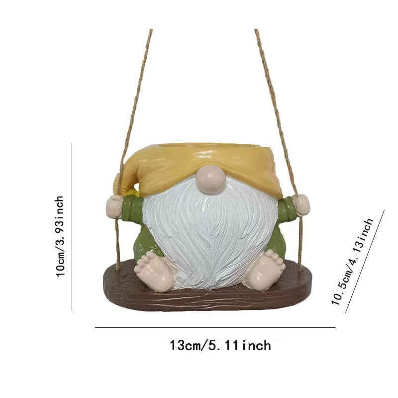 Playful Gnome Planter Homeandso