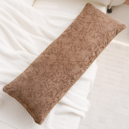 Long Floral Print Lumbar Pillow