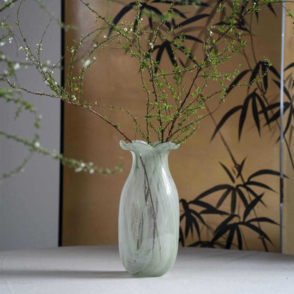 Elegant Handcrafted Glass Vase Homeandso