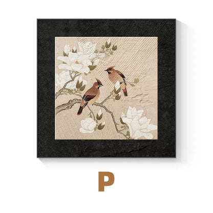 Decorative Floral Framed Artwork Homeandso