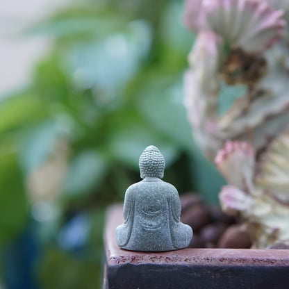 Stone Buddha Figurine Homeandso