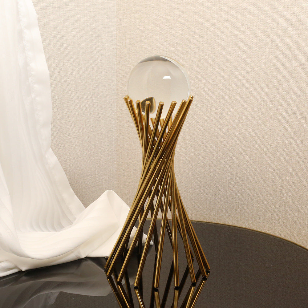 Decorative Crystal Globe Stand Homeandso