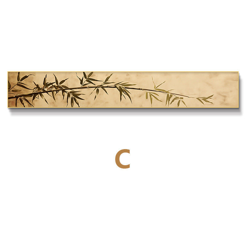 Bamboo-Inspired Horizontal Wall Art Homeandso