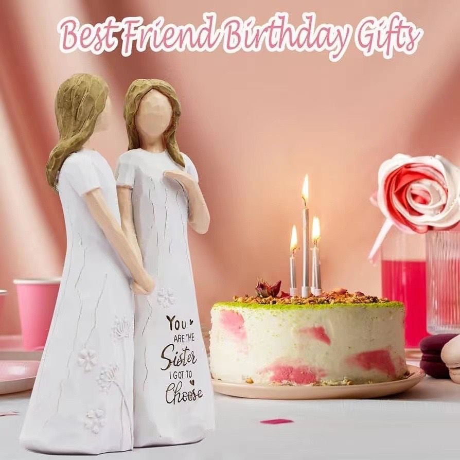Sister Bonding Figurine Homeandso