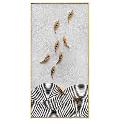 3D Abstract Wave Sculpture Art Homeandso