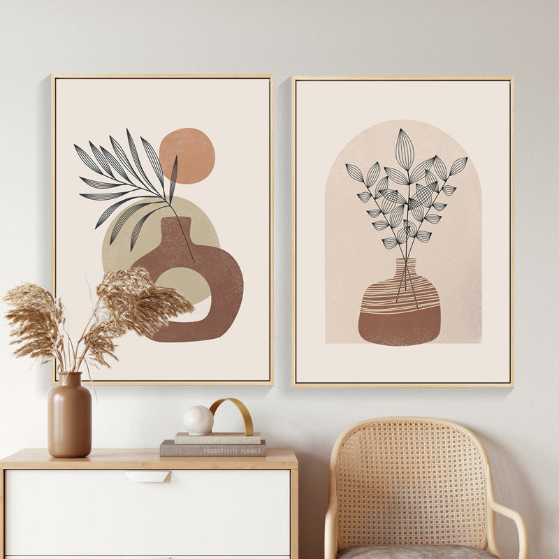 Artistic Geometric Vase Art Print Homeandso