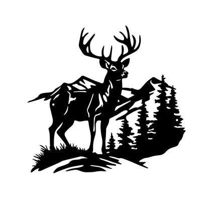 Metal Deer Wall Art Homeandso