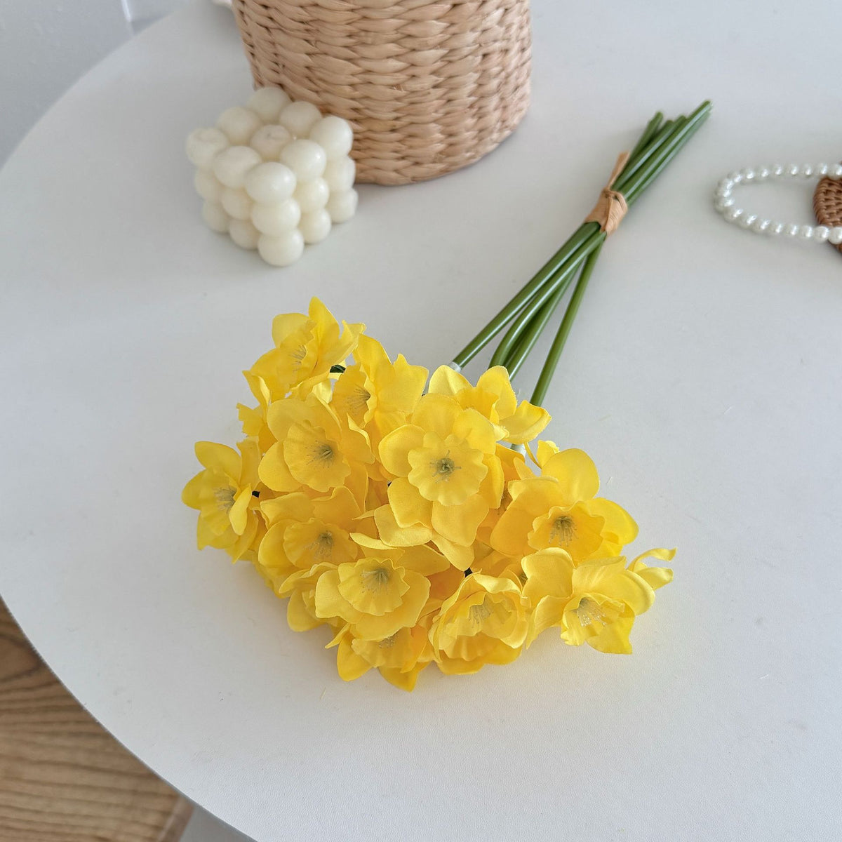 Artificial Daffodil Floral Bouquet
