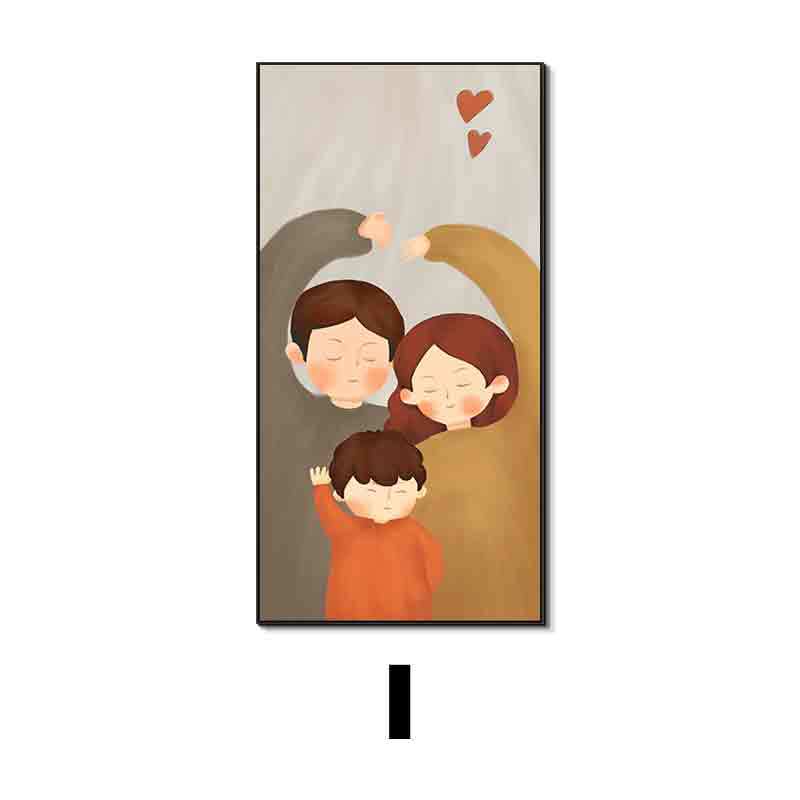 Framed Family Illustration Wall Art Homeandso