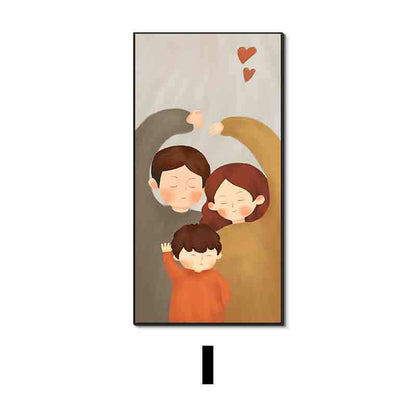 Framed Family Illustration Wall Art Homeandso