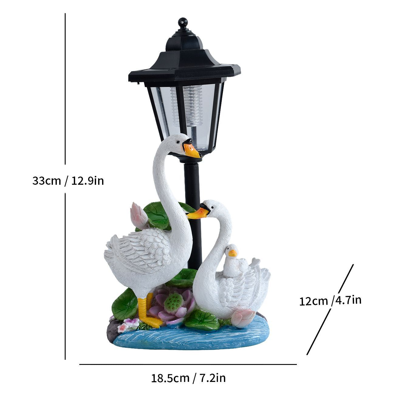 Elegant Swan Decorative Lamp Homeandso