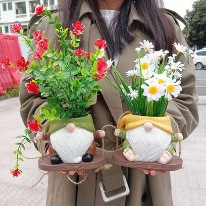 Playful Gnome Planter Homeandso