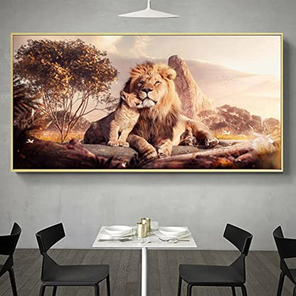 Black and White Animal Photography Canvas Print Homeandso