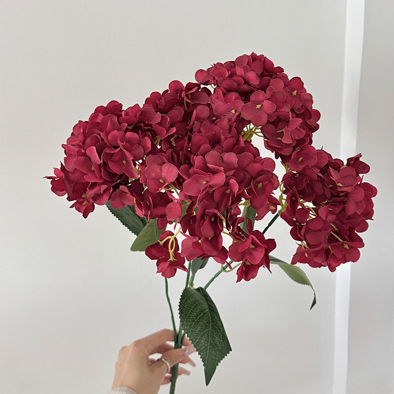 Lifelike Hydrangea Floral Stem