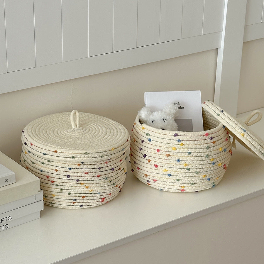 Handmade Cotton Storage Basket