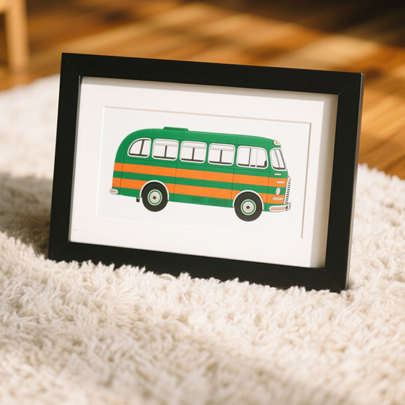 Vintage-Inspired Vehicle Wall Frame