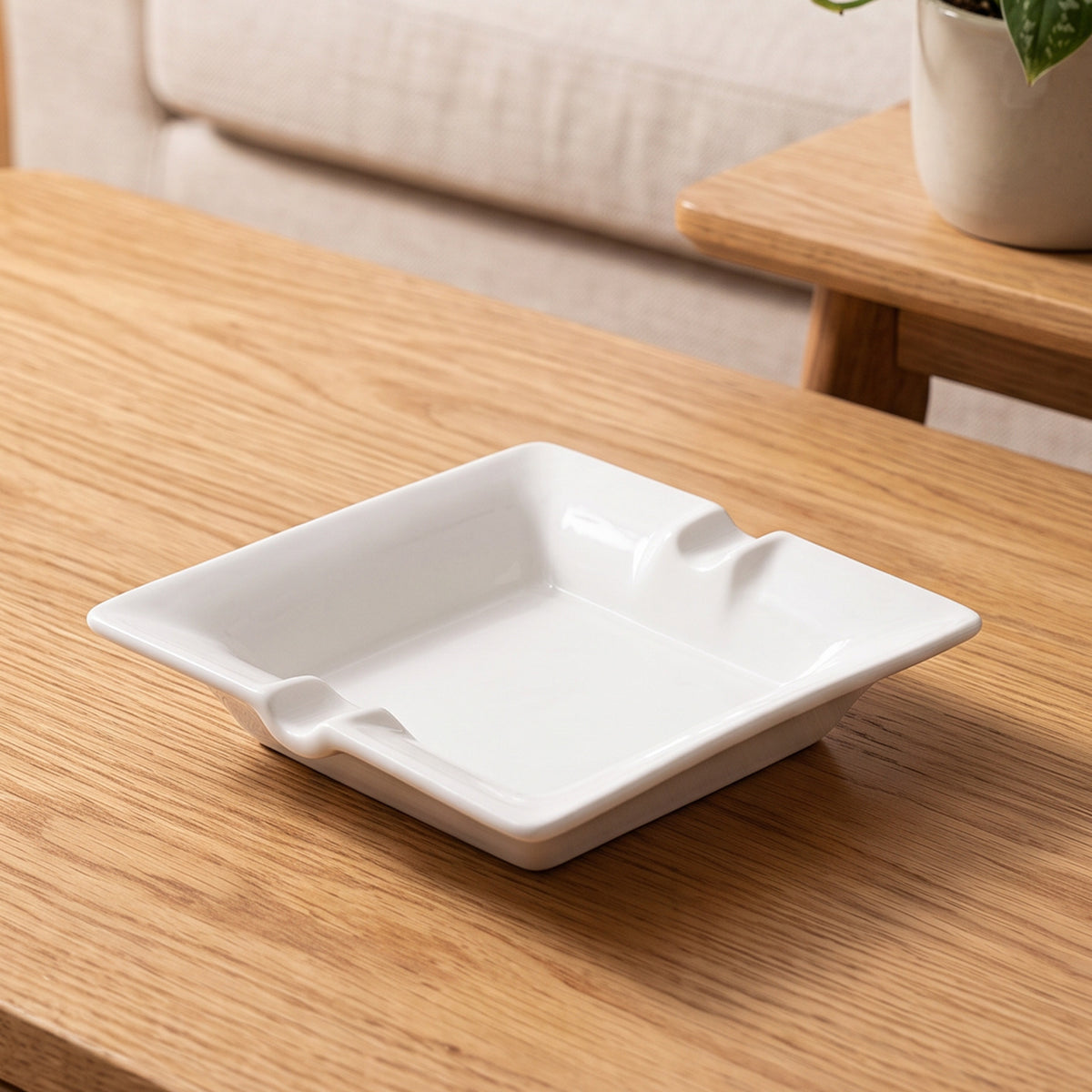Square Ceramic Ashtray Homeandso