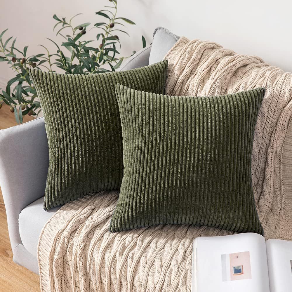 Textured Velvet Decorative Pillow