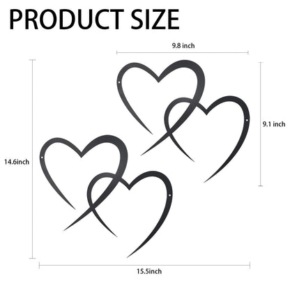 Decorative Heart-Shaped Wall Art Homeandso