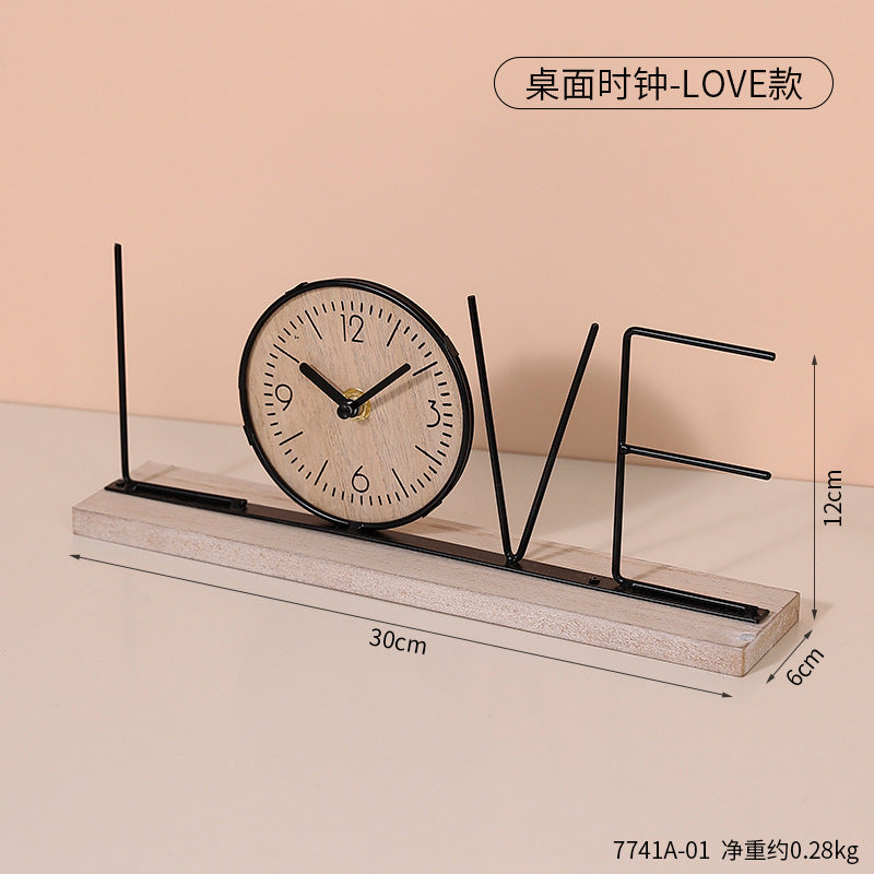 Decorative LOVE Clock Homeandso