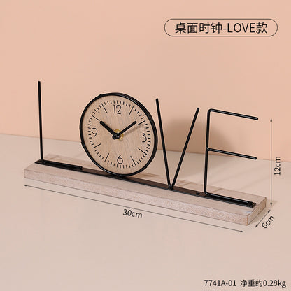 Decorative LOVE Clock Homeandso