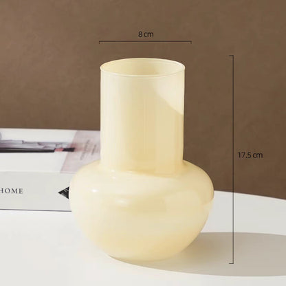 Zeitgenössische Glasblumenanzeige