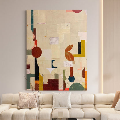 Geometric Abstract Canvas Art Homeandso