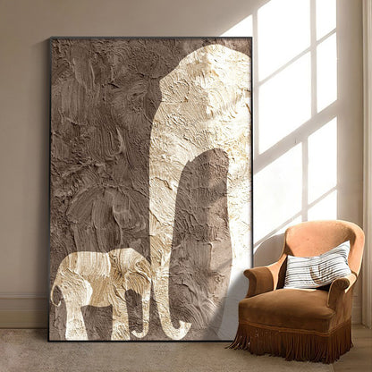 Textured Deer Silhouette Canvas Wall Art Homeandso
