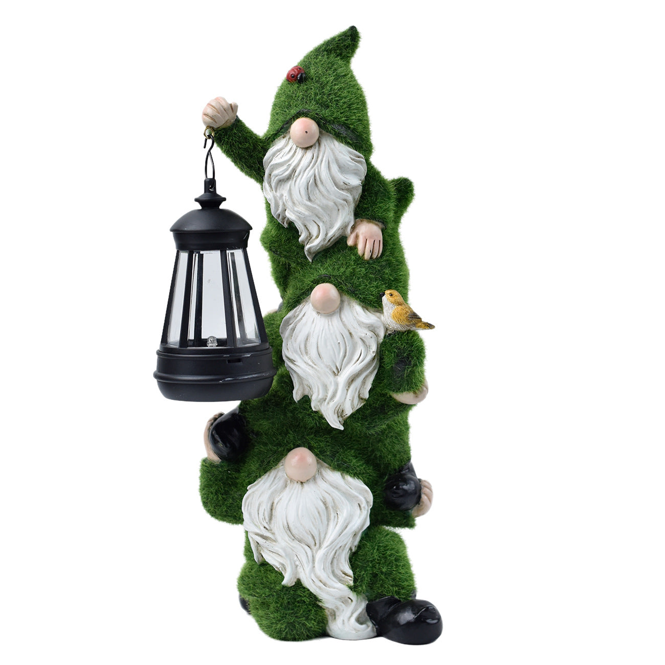 Garden Gnome Figurine with Lantern Homeandso