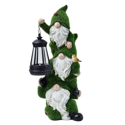 Garden Gnome Figurine with Lantern Homeandso