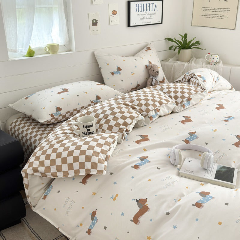 Playful Cartoon-Themed Duvet Cover Set Homeandso