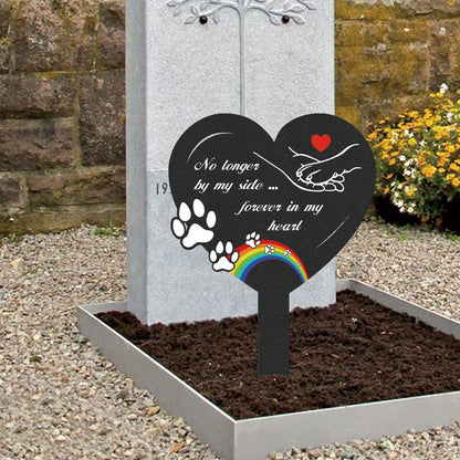 Heart-Shaped Memorial Garden Stake Homeandso
