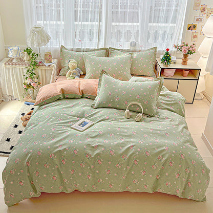 Decorative Floral Pattern Bedspread Homeandso