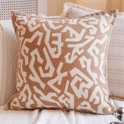 Decorative Landscape Patterned Throw Pillow