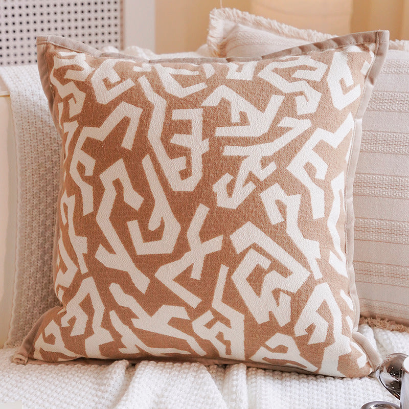 Artistic Landscape Print Decorative Pillow