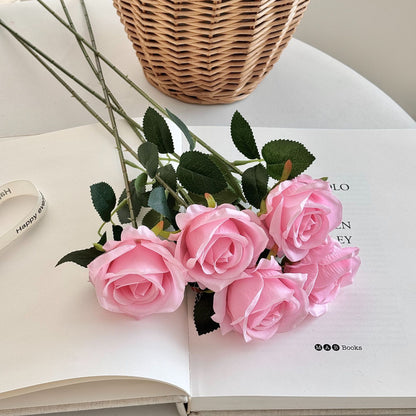 Premium Artificial Blue Rose Bouquet
