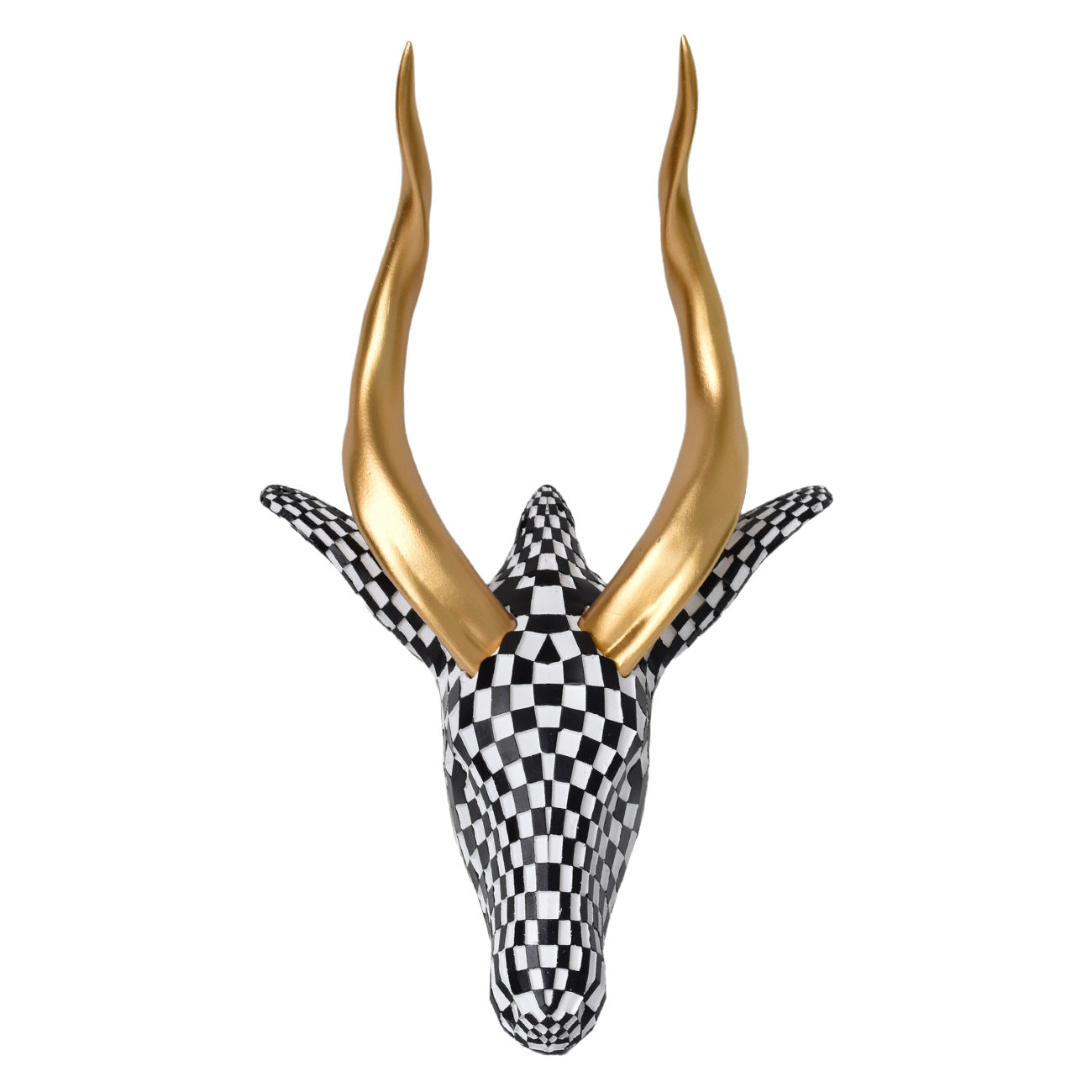 Artistic Wall Mounted Deer Head Sculpture Homeandso